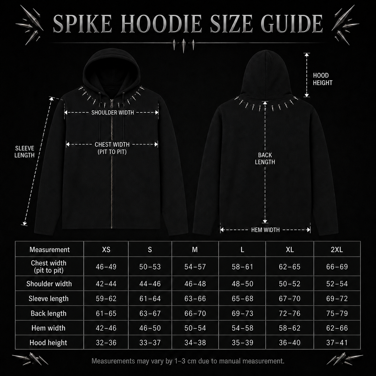 Juice WRLD's Limited Spike Hoodie - Free Shipping