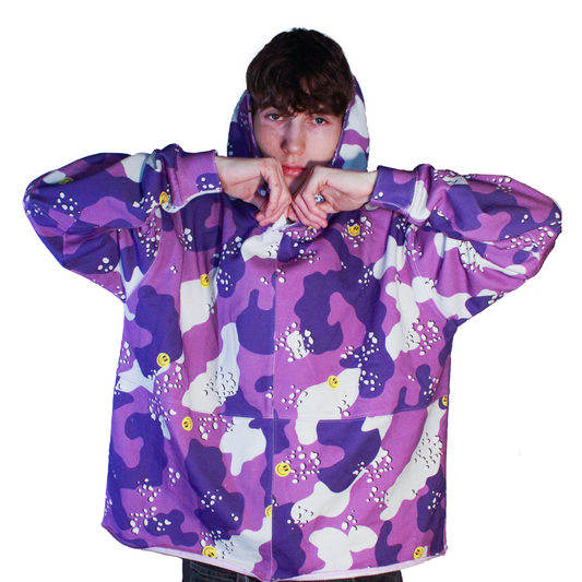 JUICE WRLD PURPLE CAMO HOODIE (LOW STOCK)