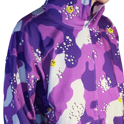 JUICE WRLD PURPLE CAMO HOODIE