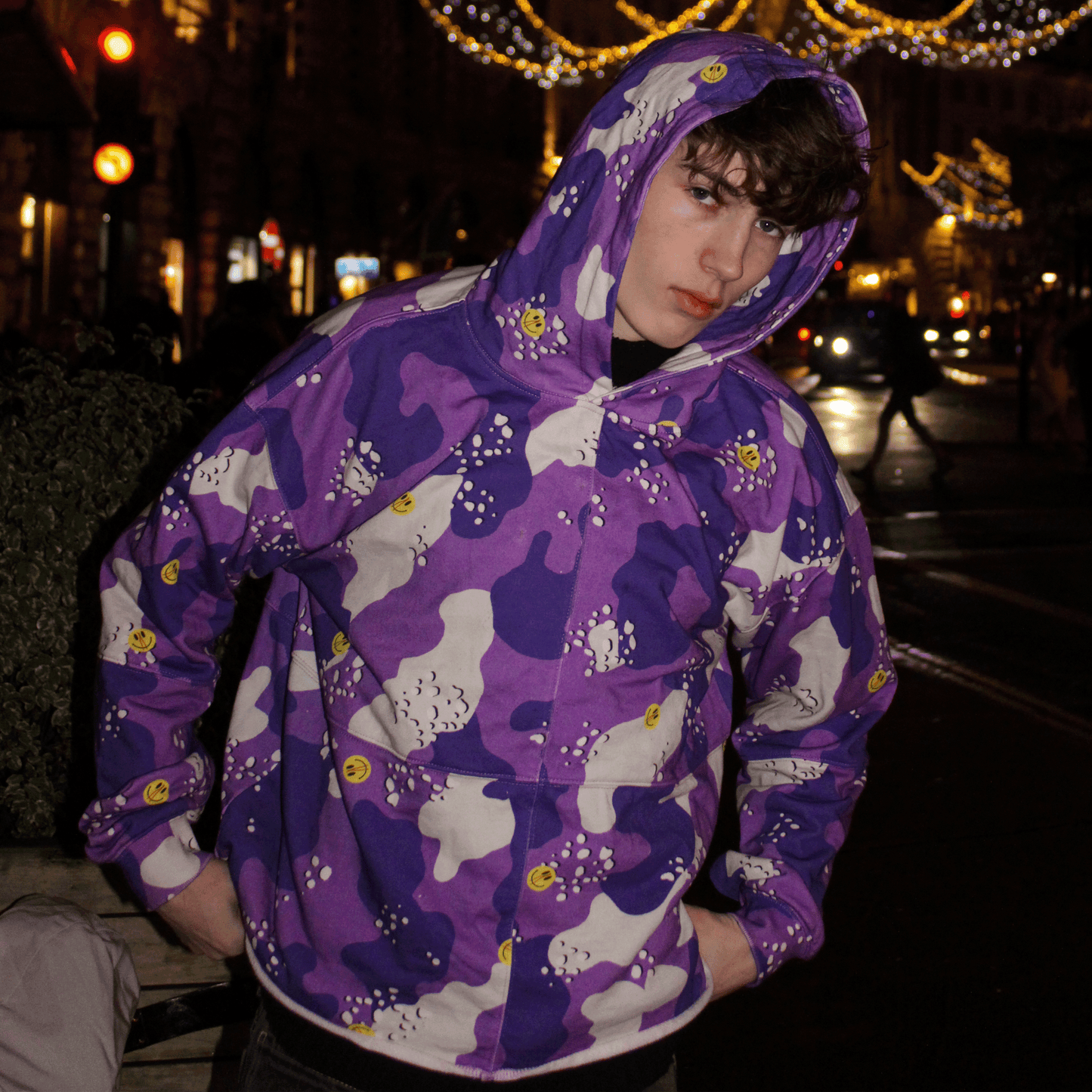 JUICE WRLD PURPLE CAMO HOODIE